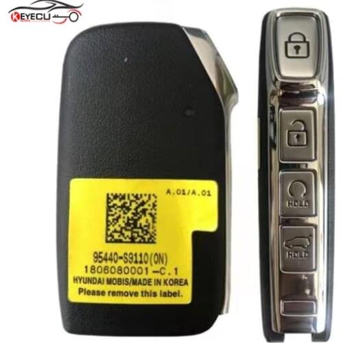 KEYECU OEM 95440S9110 Smart Remote Key Fob FSK 433.92MHz NCF2951X / HITAG 3 / 47 Chip for Kia K900 Quoris P/N: 95440-S9110