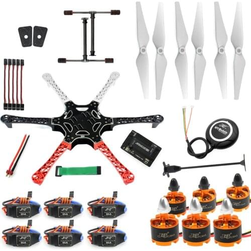 RC Drone MultiCopter Aircraft Kit F550 Hexa-Rotor Air Frame GPS APM2.8 Flight Control No Battery No TX/RX F05114-AX