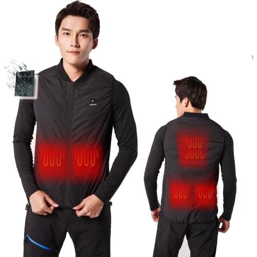 Wholesale and retail factory sell high quality and low price mens heated vest for sports