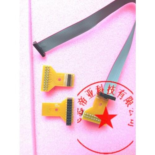 1.27mm Turn 2.54mm Adapter Plate 20pin Adapter Plate 2.54 USB Turn Pin Header with Line J-LINK