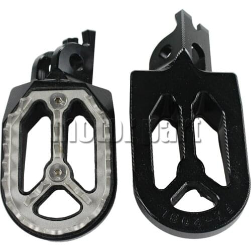 Motorcycle Footpeg Foot Rests Footrest For Honda CRF 450X 250R 150R 450 CR 125 Kawasaki KX 250F 450F KLX Suzuki RM RMZ 250 Black