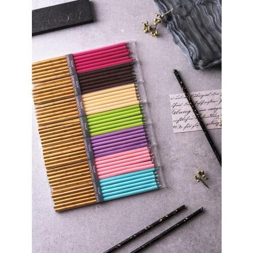 High-end birthday candles export creative proposal banquet confession cake decoration pencil models 1 box of 6