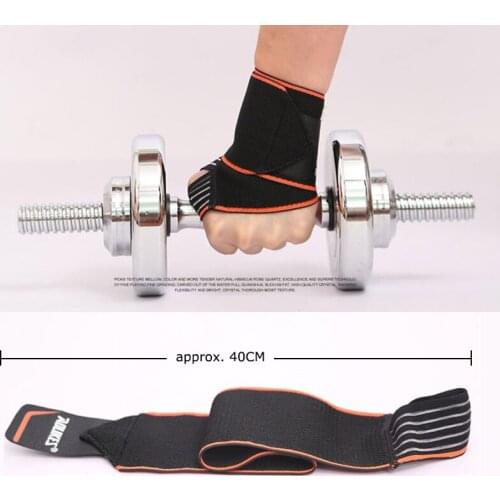 1Pcs 50cm Weight Lifting Strap Fitness Gym Sport Wrist Wrap Bandage Hand Support Wristband For Men Women