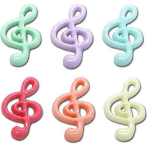 50Pcs Mixed Notes Resin Decoration Crafts Beads Frame Flatback Cabochon Scrapbook DIY Embellishments Accessories