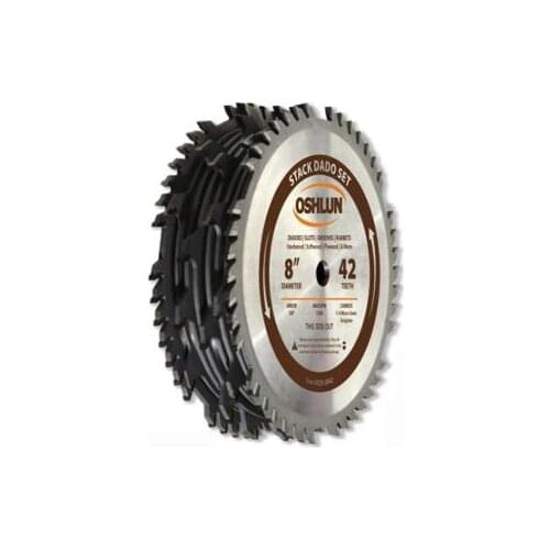 8 Inch Saw Blade Woodworking Slotted 15.88mm Diameter Alloy External Saw Blade