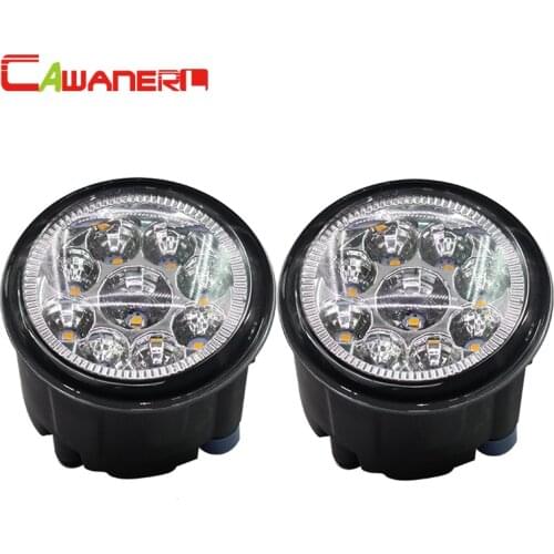 Cawanerl 2 Pieces H8 H11 Car LED Light Fog Light Lamp Daytime Running Light DC 12V Orange White Blue For Nissan NV200 Note