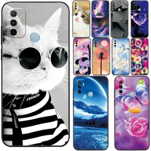 For OPPO A53 2020 Case Back Cover on OPPO A32 Cool Fashion Pattern Phone Bag For OPPO A53S 2020 Soft Silicone Case For OPPO A32