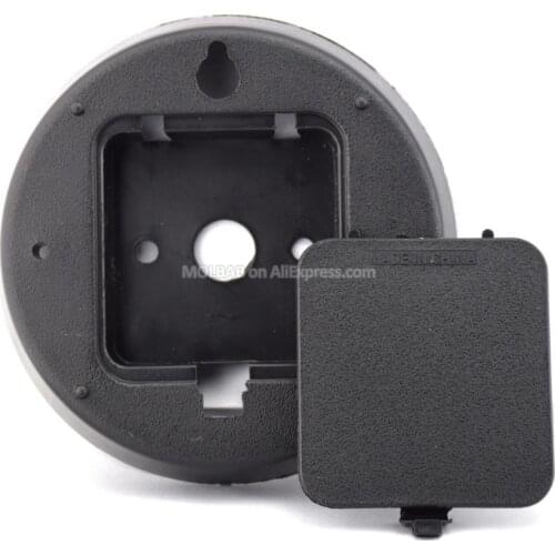 DIY Wall Clock Parts 12cm Circle Back Cover Quartz Movement Holder Timepiece Fixed Device Horologe Assembling Repair Accessories
