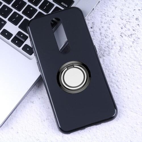 For Nokia 4.2 Back Ring Holder Bracket Phone Case Cover Phone TPU Soft Silicone Cases for Nokia 4.2 5.71"