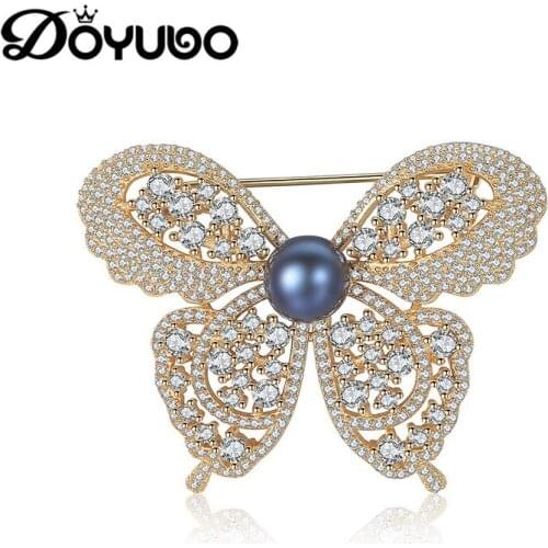 DOYUBO Butterfly Brooches For Clothes