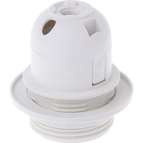 E27 Lamp Bulb Holder Edison Screw Cap Socket White/Black Pendant Ceiling Light 97BB