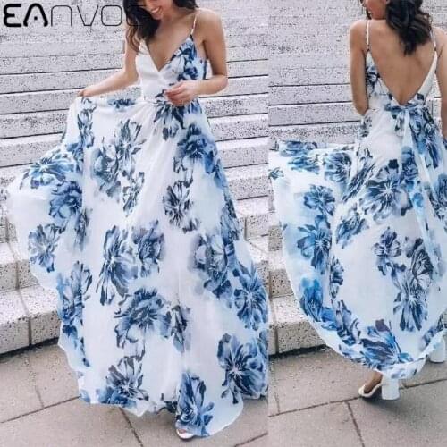 Синие летние платья EAnvog China At AliExpress