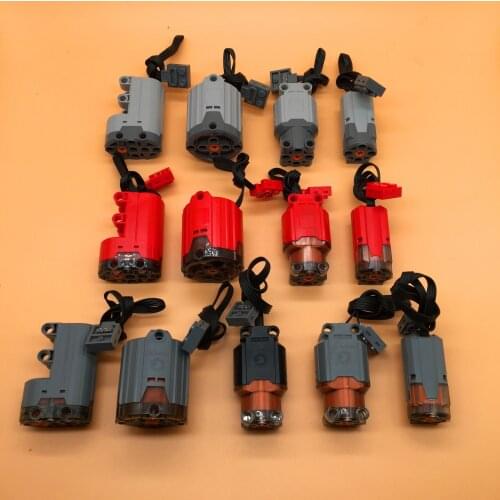 Compatible with pf technology building block remote control electric servo steering motor lithium battery assembly toys