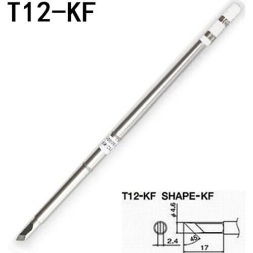 T12-KF 70W 200-400centidegree lead-free soldering iron tip for HAKKO FX-951 FX-952 FX-950