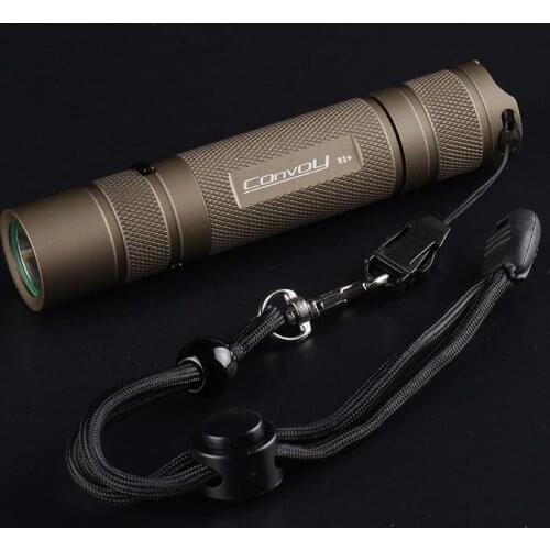 Desert tan S2+ flashlight, with XPL HI led inside and ar-coated glass,biscotti firmware,18650 flashlight ,torch