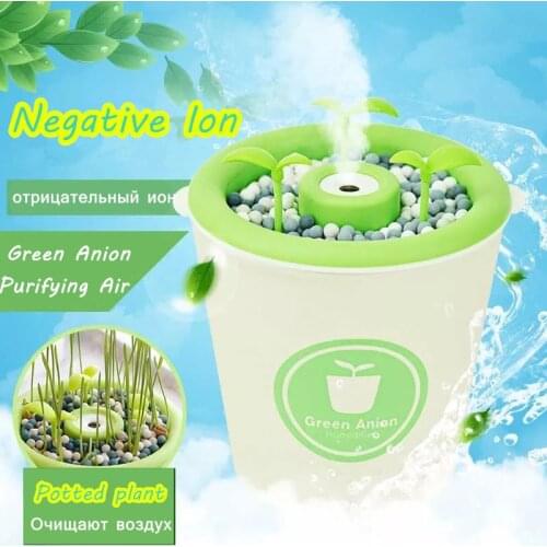 Ionizer Negative Ion Generator Ultrasonic Aroma Fragrance Diffuser Essential Oil Evaporator Humidifier Freshener Home Mist Maker