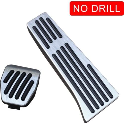 LHD M-DCT/M-DKG Transmission Gas and Brake Pedal Pad Covers Kit For BMW M3 M5 M6