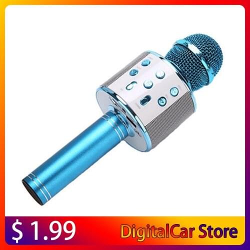 KTV Wireless Karaoke Handheld Microphone USB Player Mic Speaker Portable Christmas Birtay Home Party Handheld Microfone