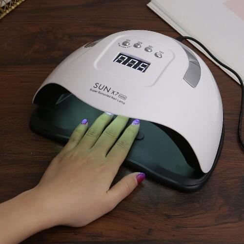 2021 New 114W Nail Lamp UV LED Lamp Dryer With 57PCS LEDs For Curing All Gel Smart Sensor LCD Screen Display Nail Manicure Tools