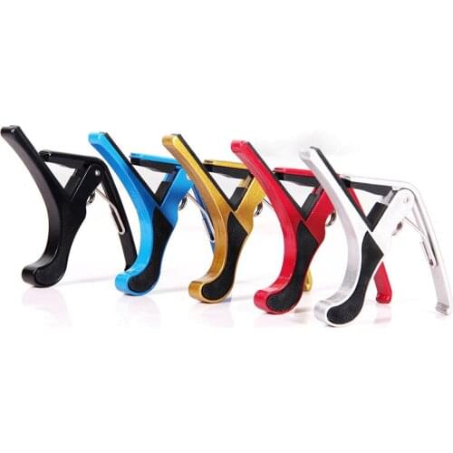 FLOFAIR Musical Accessories Classical Folk Acoustic Guitar Variable Clamp Electric Guitar Shift Clamp Variable Clamp Capo Colors