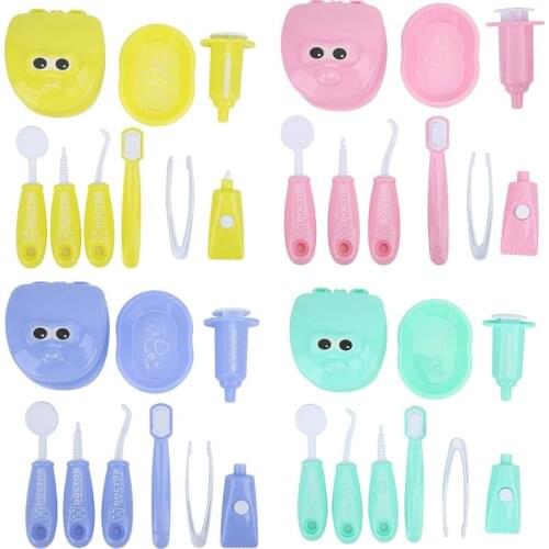 Kit for Kids Dentist Toy 9Pcs Dentist Tools Children Pretend Play Toy for Classroom School