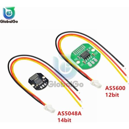 AS5048 Magnetic Encoder Sets PWM/SPI Interface Precision 12bit 14 Bit no Brush Holder AS5600 Rotary Sensor for Brushless Motor