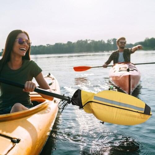 Inflatable Paddle Bag Floating Self-rescue Buoyancy Air Package New 2 Pcs Detachable Float Afloat Oars Fitting Boat Rafting Pad