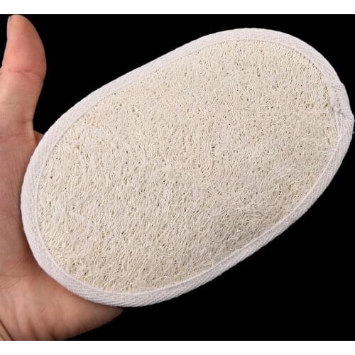 Newest Natural Bath Loofah Sponge Brush Natural Washcloth Body Brush Soft Loofah Sponge Bath Bombs For Bathroom Toiletries Tools