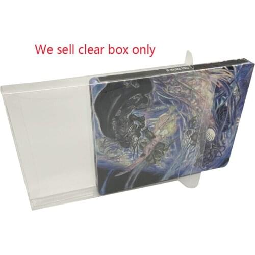 Clear Transparent PET Cover for PS4 Storage Protection Collection Display Box G2 Tin Box General Transparent Cover