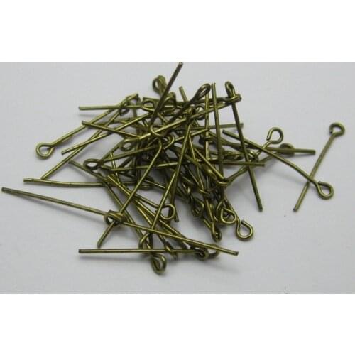 800pcs Mixed Size Bronze Tone Eye pins 45mm,35mm,30mm,24mm,22mm,20mm,18mm,16mm