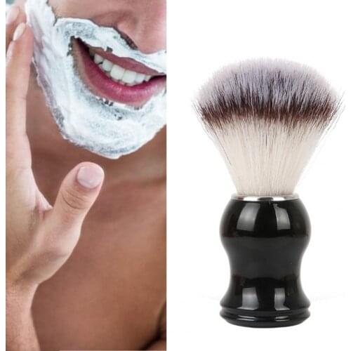 Hair Removal Brush Smooth Anti-static Nylon Wool Wood Handle Shaving Brush for Women