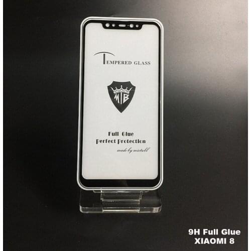 For Xiaomi Mi 8 Lite Mi 8 Pro Mi8 full AB Glue Cover Tempered Glass Screen Protector for Xiaomi Mi 8 SE Anti fingerprint film