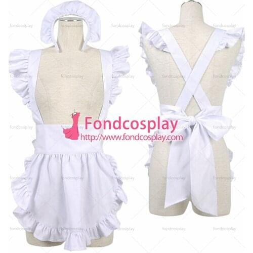 Sissy maid cotton apron cosplay costume Tailor-made[G2188]