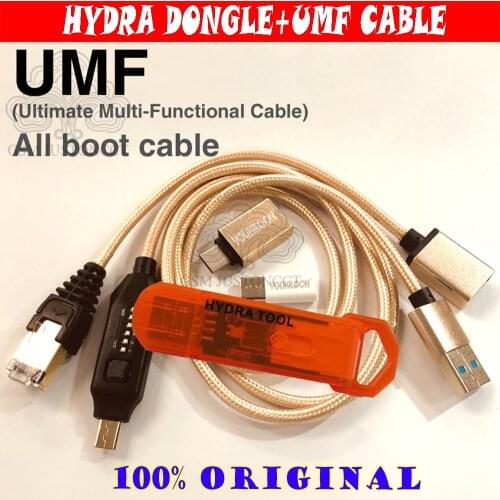 Newest Original Hydra USB Dongle is the key for all HYDRA Tool softwares +UMF ALL Boot cable set (EASY SWITCHING)