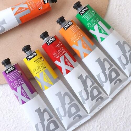 French Pebeo professional XL series Oil paint 80ml/200ml acrylic paint art supplies