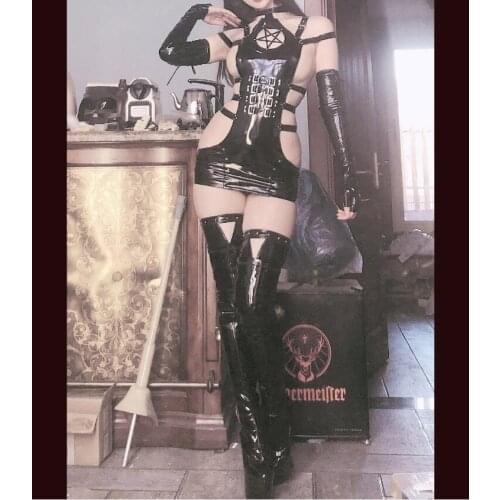 Demon hunter series private photo shoot cosplays costume sexy lingeries bikini