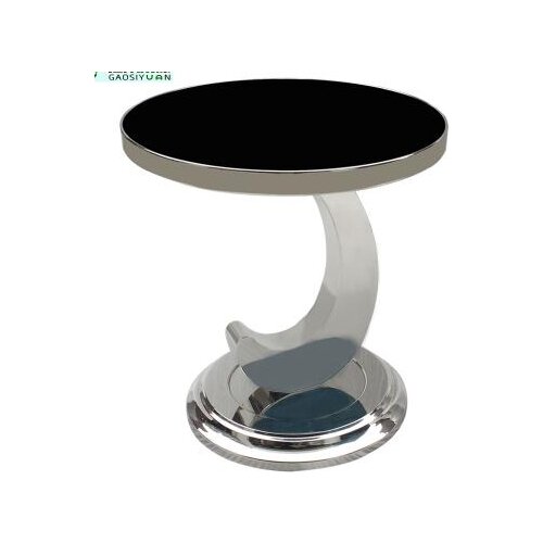 Stainless steel round Angle of a few. The sitting room mobile toughened glass. A few ark of the head of a bed