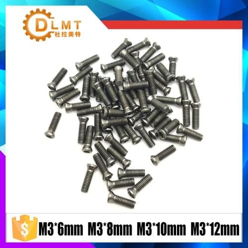 M3*6mm M3*7mm M3*8mm M3*10mm M3*12mm 50pcs Screw for Replaces Carbide Inserts CNC Lathe Tool lathe accessories
