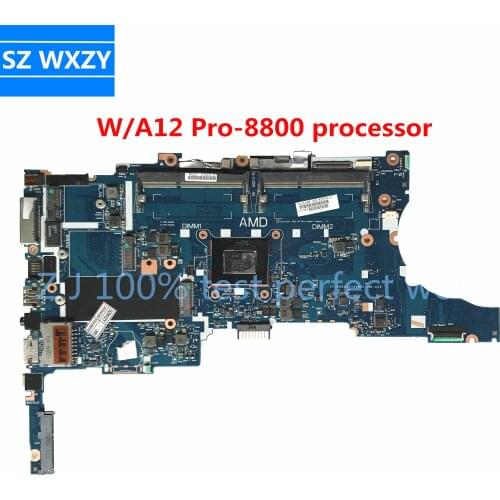 For HP EliteBook 745 G3 845 G3 Laptop Motherboard 827576-001 With A12 Pro-8800 Processor 827576-501 MB 100% Tested Fast Ship