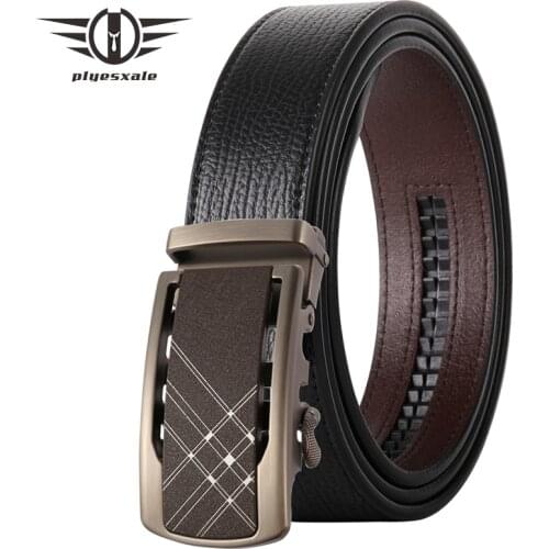 Real Leather Belt For Men Designer Belts Men High Quality Mens Genuine Leather Strap Belt Automatic Buckle Cinto Masculino B532