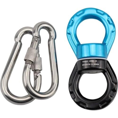 New-Rock Climbing Outdoor Aerial Yoga Hammock Rotating Ring Swing Rotating Connector Universal Ring TV WIA Rotating Ring