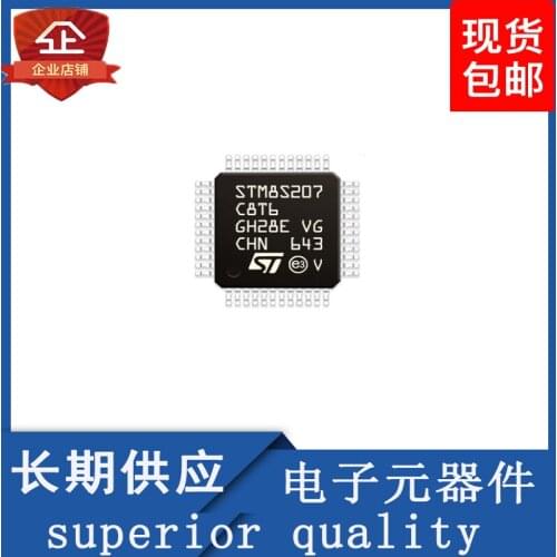 100% Novo STM8S207C8T6 QFP-48 Chipset