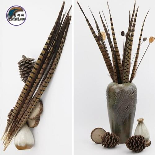16-28 Inch(40-70 cm)Wholesale High Quality Dark Color Natural Pheasant Tail Carnival Feathers for Decoration
