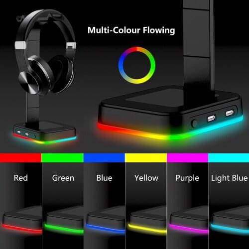 RGB Atmosphere Light Gaming Heatset Headphone Stand for Anker Q30,Sennheiser PXC 550-II,Sony WH-1000XM4,Beats Studio3