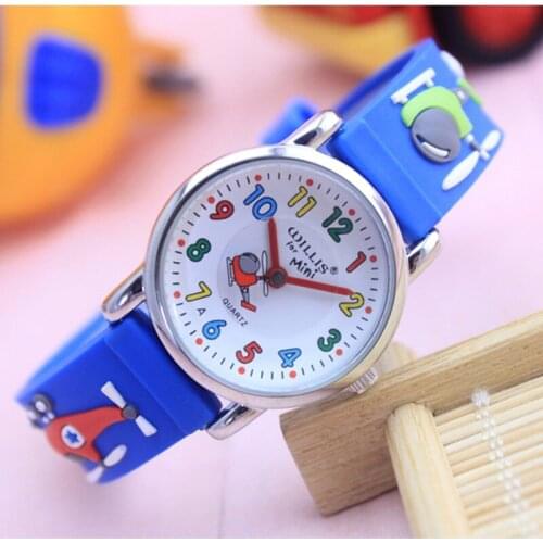 Dropshipping New Car Rocket Design Analog Band Boys Girls Children Kids Watches Wristwatch Students Relogio Montres Kol Saati