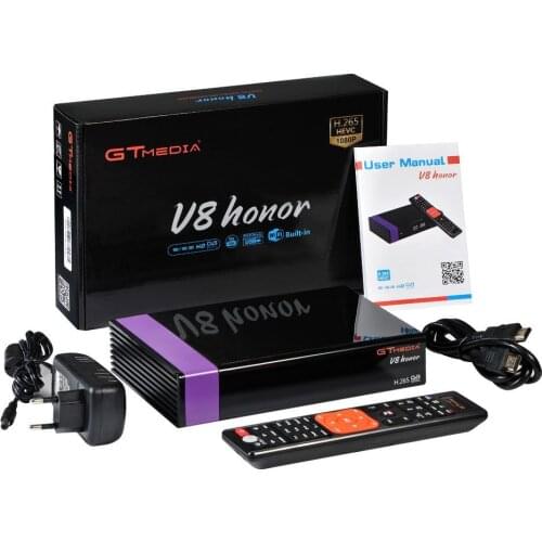 DVB-S2 Gtmedia V8X satellite tv receiver Full HD 1080P Spain warehouse GT Media V8X Built in wifi GTmedia V8 honor