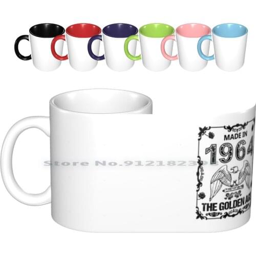 Made In 1964 Ceramic Mugs Coffee Cups Milk Tea Mug Awesome 1964 Age 1964 Awesome Since 1964 Birthday Aged To Perfection 1964