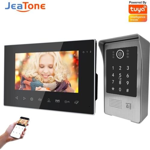 Doornanny Smart Video Intercom System WiFi For Home Apartment Security Password Tuya Remote Unlock RFID 960P 1.3MP