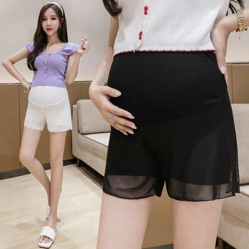 01410# Maternity pants Summer Adjustable Elastic Waist Belly Support Pants Maternity Leggings Maternity Trousers