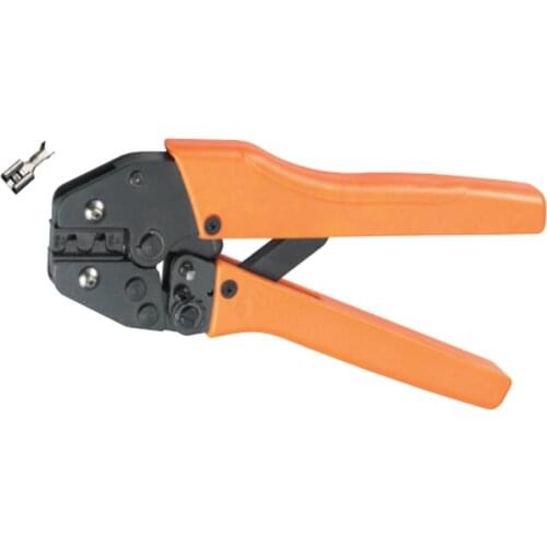 17-13AWG 1.0-2.5mm² Non-insulated Tabs and Receptacles Ratchet Crimping Plier